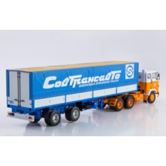 1:43 Масштабная модель Volvo F89 с полуприцепом Fruehauf Savoyarde