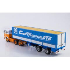 1:43 Масштабная модель Volvo F89 с полуприцепом Fruehauf Savoyarde