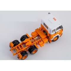 1:43 Масштабная модель Volvo F89 с полуприцепом Fruehauf Savoyarde