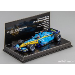 1:43 Масштабная модель Renault F1 R25 World Champion 2005 Fernando Alonso