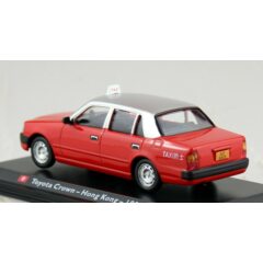 1:43 Масштабная модель TOYOTA Crown Taxi Hong-Kong (1995), Red Silver