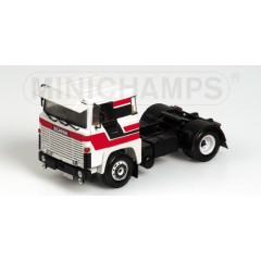 1:43 Масштабная модель SCANIA LB 141 S - SATTELZUGMASCHINE - 1975 - WHITE/BLACK