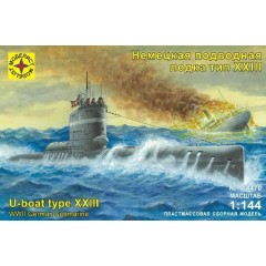 1:144 Сборная модель Немецкая подводная лодка тип XXIII