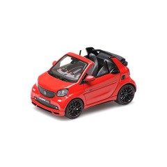 1:43 Масштабная модель SMART BRABUS FORTWO CABRIO - 2016 - RED