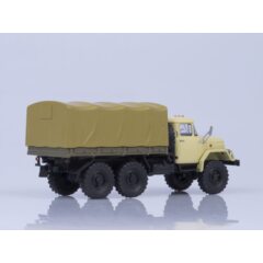 1:43 Масштабная модель ЗИЛ-131 бортовой с тентом, бежевый