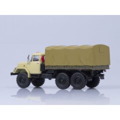 1:43 Масштабная модель ЗИЛ-131 бортовой с тентом, бежевый