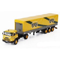 1:43 Масштабная модель BARREIROS Super Azor Truck Telonato Kas Transports (1967), yellow