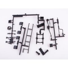 1:43 Сборная модель КАМАЗ-Э5320 бортовой с тентом