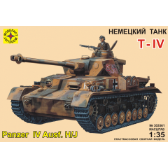 1:35 Сборная модель немецкий танк T-IV H/J