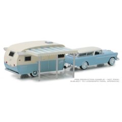 1:64 Масштабная модель CHEVROLET Nomad с кемпером Shasta Airflyte 1955