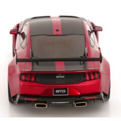 1:18 Масштабная модель FORD Mustang GTD 5.2l V8 Coupe 2025 Red/Black