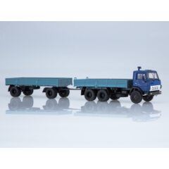 1:43 Масштабная модель КАМАЗ-5320 с прицепом ГКБ-8350