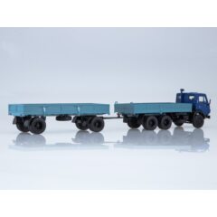 1:43 Масштабная модель КАМАЗ-5320 с прицепом ГКБ-8350