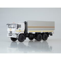 1:43 Масштабная модель КАМАЗ-43118 бортовой с тентом, МЧС