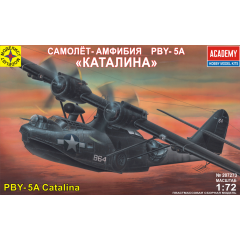 1:48 Сборная модель самолет-амфибия PBY-5A "Каталина"