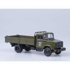 1:43 Масштабная модель ЗИЛ-4331 бортовой, учебный (хаки)