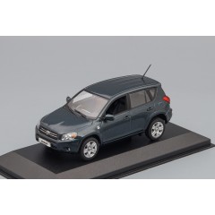 1:43 Масштабная модель Toyota RAV4 2008 серо-зеленый металлик