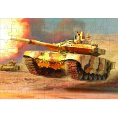Пазлы "Российский основной боевой танк "Т-90МС" (3675)