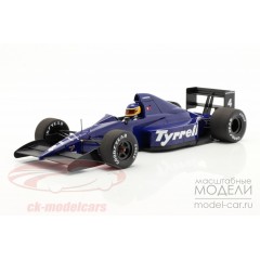 1:18 Масштабная модель TYRRELL FORD 018 - MICHELE ALBORETO - 3RD PLACE MEXICAN GP 1989