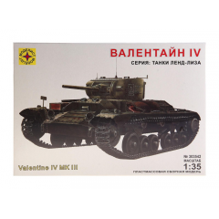 1:35 Сборная модель танк Валентайн IV