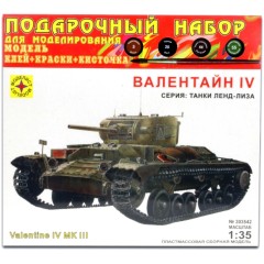 1:35 Подарочный набор Сборная модель Танк Валентайн IV