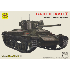 1:35 Сборная модель танк Валентайн X