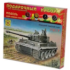 1:72 Подарочный набор Сборная модель Танк Тигр
