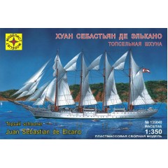 1:350 Сборная модель Топсельная шхуна "Хуан Себастьян де Элькано"