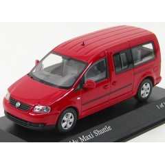 1:43 Масштабная модель Volkswagen Caddy Maxi Shuttle 2007 Red