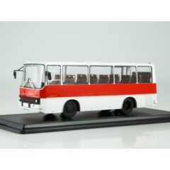 1:43 Масштабная модель Автобус Икарус-211, бело-красный