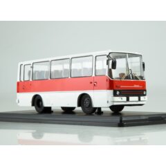 1:43 Масштабная модель Автобус Икарус-211, бело-красный