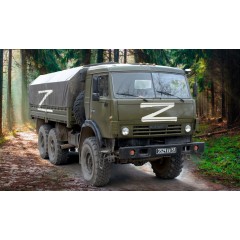 1:72 Сборная модель Военный грузовик К-5350