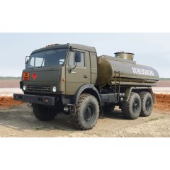 1:72 Сборная модель Военный грузовик топливозаправщик К-5350
