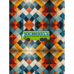 Самоклеющаяся текстура линолеума №3 (крупная), для макетов, лист А4