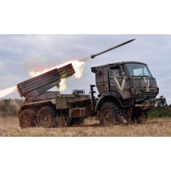 1:72 Сборная модель Реактивная система залпового огня "ГРАД"