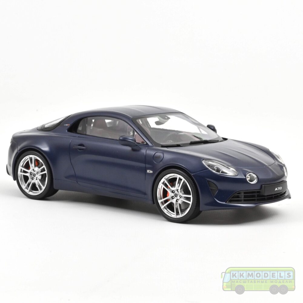 1:18 Масштабная модель ALPINE A110 S 2025 Matte Storm Blue