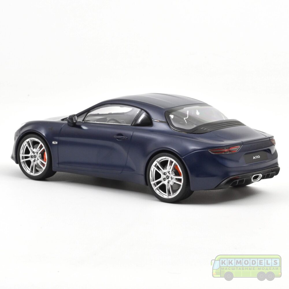 1:18 Масштабная модель ALPINE A110 S 2025 Matte Storm Blue