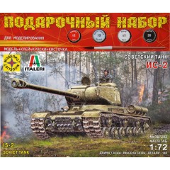 1:72 Подарочный набор Сборная модель Советский танк ИС-2
