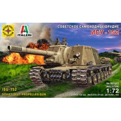 1:72 Сборная модель Советское самоходное орудие ИСУ-152