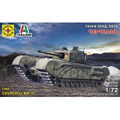 1:72 Сборная модель Черчилль. Серия: танки ленд-лиза