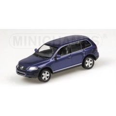 1:43 Масштабная модель VOLKSWAGEN TOUAREG - 2002 - BLUE METALLIC