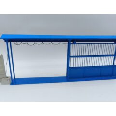 1:43 Ворота на въезд АТП (с элементами забора ПО-2)