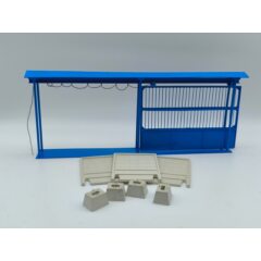 1:43 Ворота на въезд АТП (с элементами забора ПО-2)