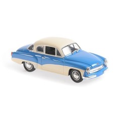 1:43 Масштабная модель WARTBURG A 311 COUPE - 1958 - BLUE/WHITE