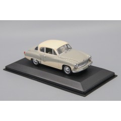 1:43 Масштабная модель Wartburg A312 Coupe 1958 Grey/White