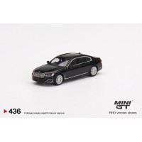 1:64 Масштабная модель Mini GT Mijo Exclusive BMW 750Li xDrive Black Sapphire