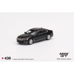 1:64 Масштабная модель Mini GT Mijo Exclusive BMW 750Li xDrive Black Sapphire
