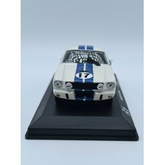 1:43 Масштабная модель FORD Mustang Shelby 350gt 4.7l V8 Coupe Team C.dubois №17 24h Le Mans (1967) Claude Dubois - Chris Tuerlinckx, White Blue