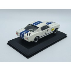 1:43 Масштабная модель FORD Mustang Shelby 350gt 4.7l V8 Coupe Team C.dubois №17 24h Le Mans (1967) Claude Dubois - Chris Tuerlinckx, White Blue