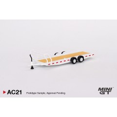 1:64 Масштабная модель Car Hauler Trailer Type C, white